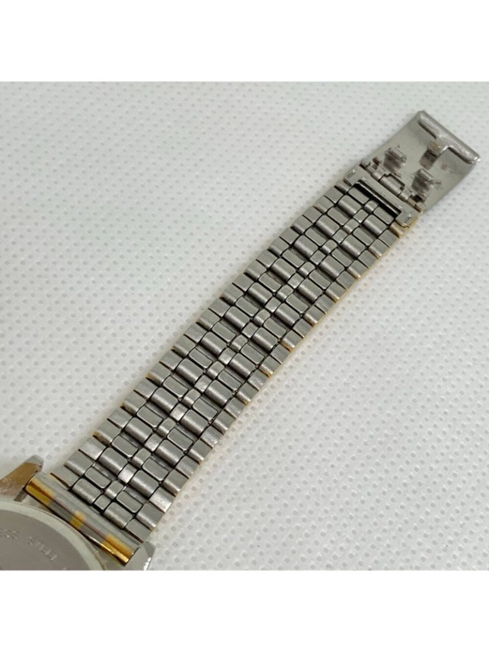 Vintage Advance watch-it women’s quartz watch two tone 23mm adjustable running - Picture 7 of 8